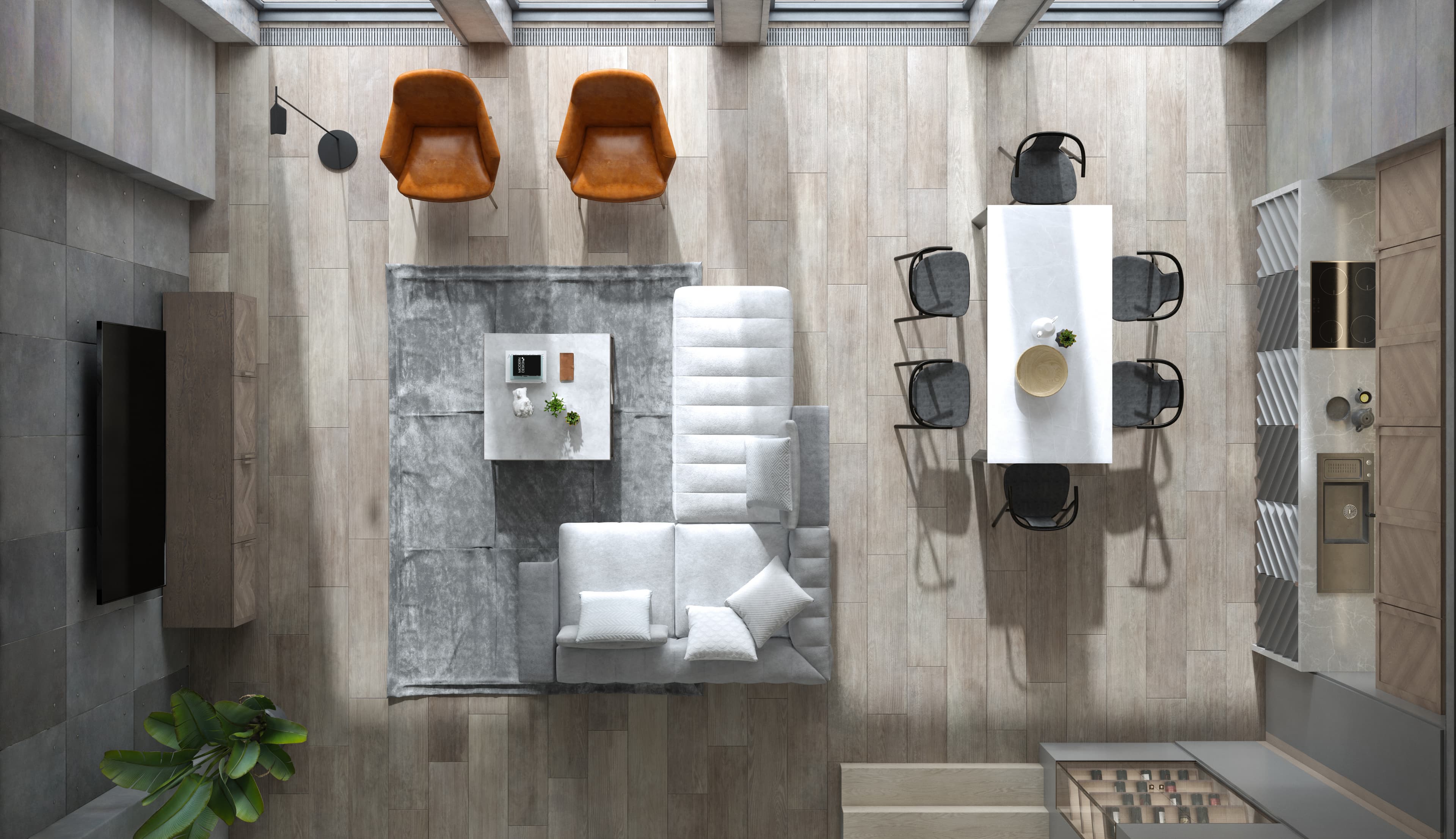 Kitchen countertop installation