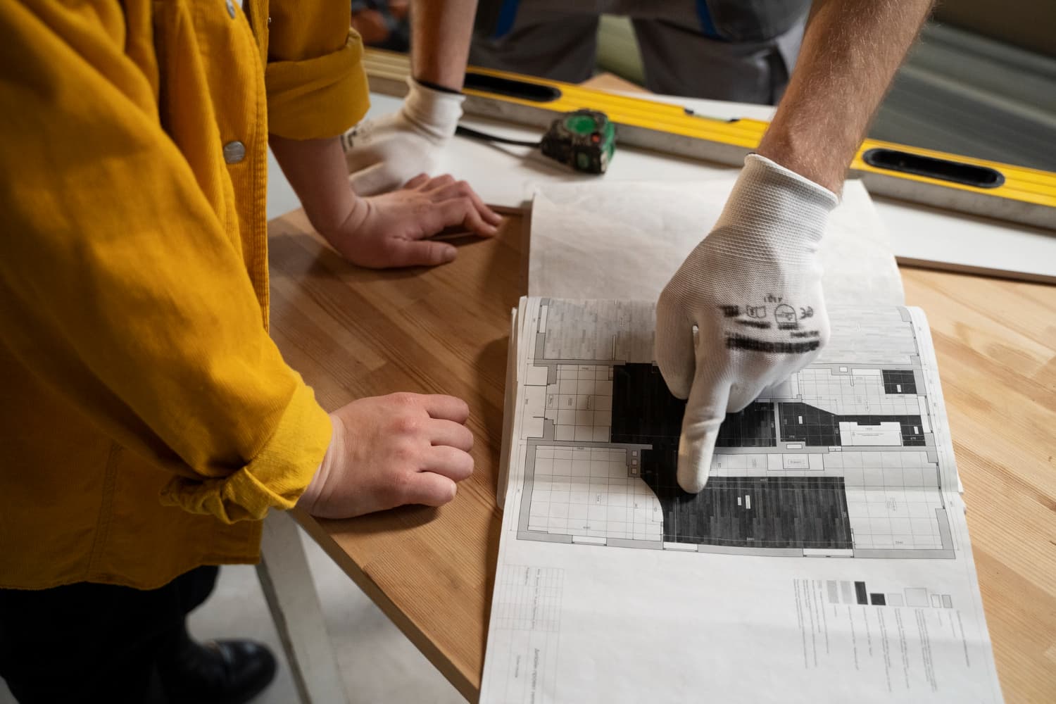 Construction plans for full home remodeling