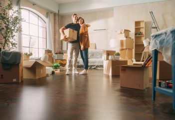 Family,New,Home,Moving,In:,Happy,And,Excited,Young,Couple